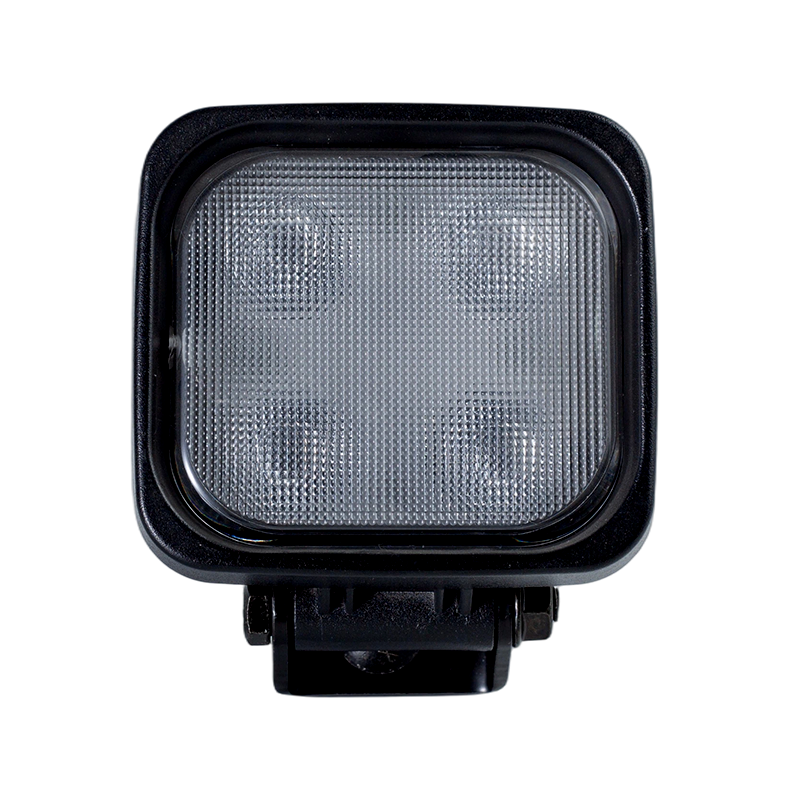 Wytrzymała lampa robocza z 4 diodami LED i IP67 z oddychającą membraną do pojazdów przemysłowych