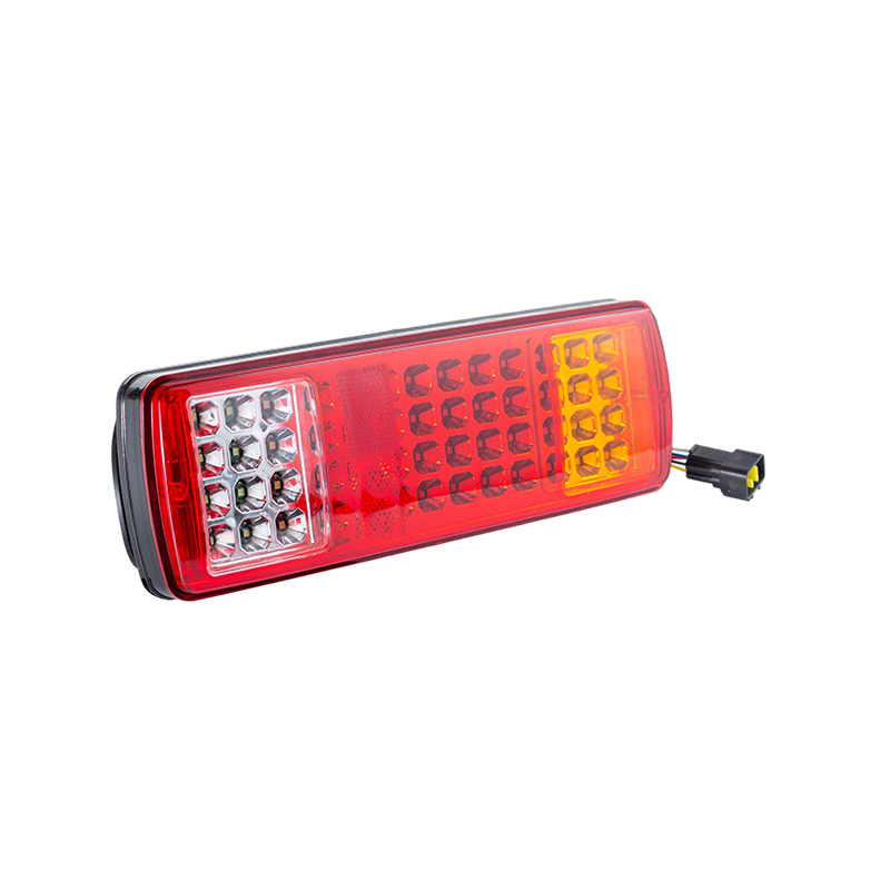 FLDJ-SSWD-002 IP55 6W DC12-24V 3-kolorowe zintegrowane tylne światło LED (kierunkowskaz + światło pozycyjne + światło cofania)