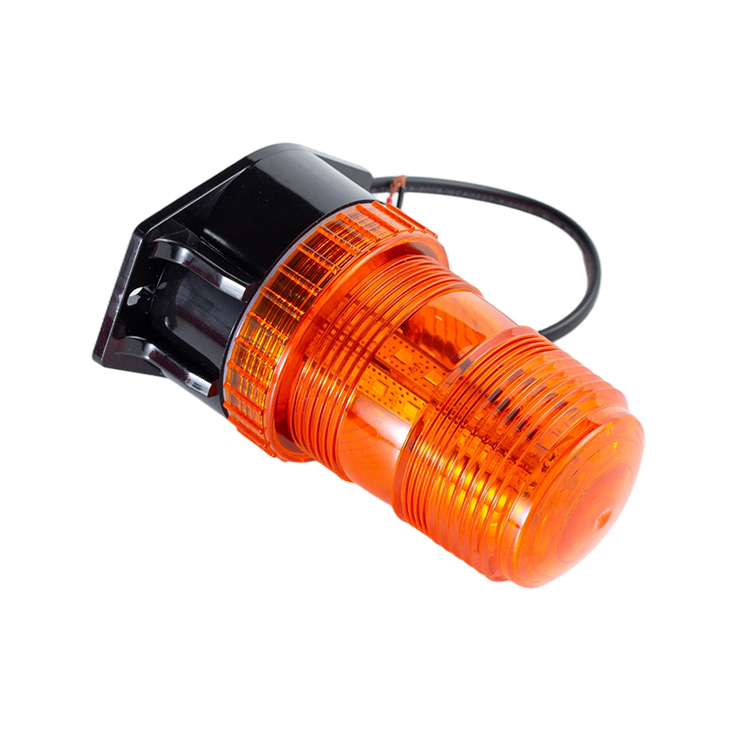 IP65 8W DC9-80V 360° Bursztynowe światło ostrzegawcze stroboskopowe dla wózków widłowych